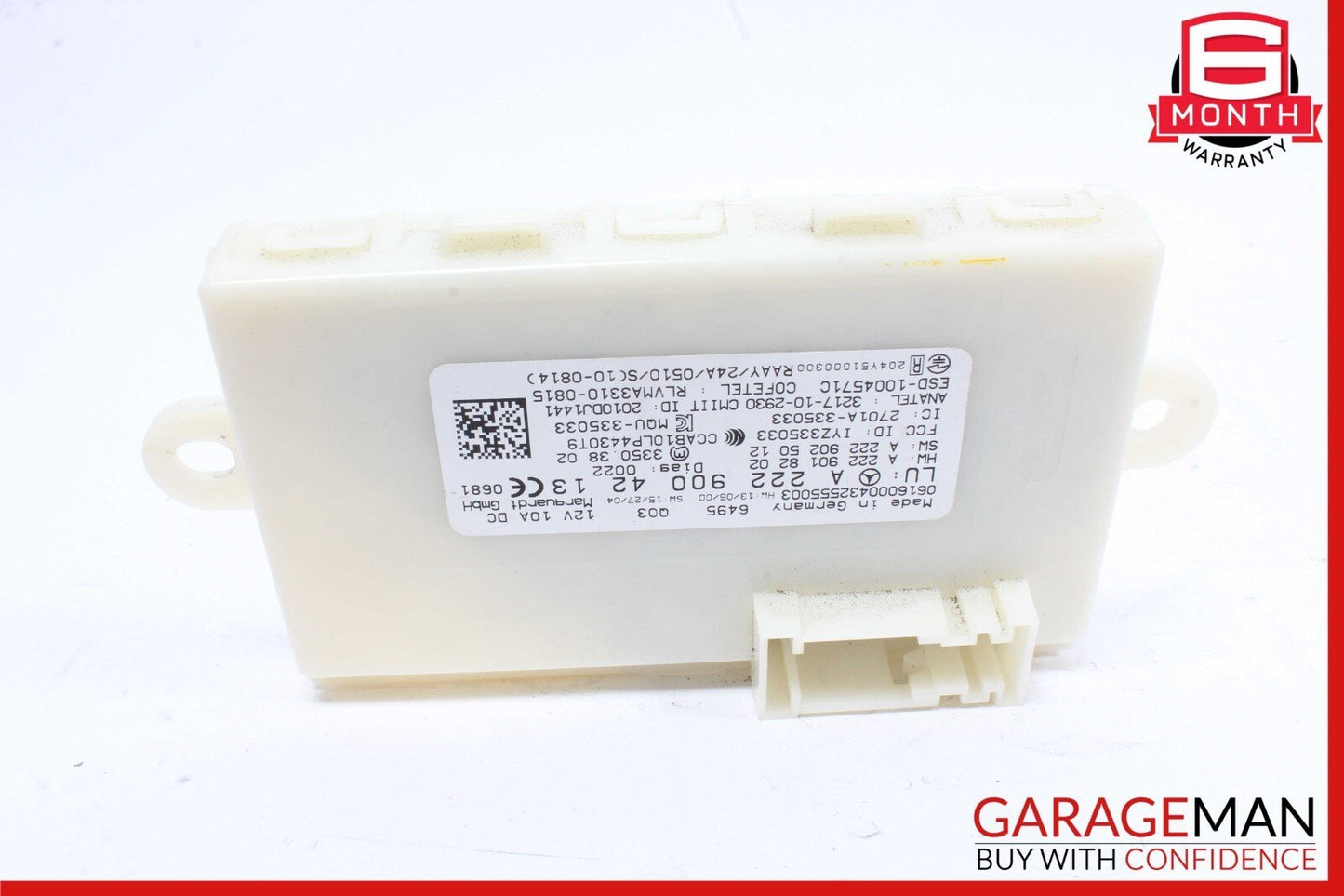 14-19 Mercedes W205 C300 GLC350 S550 Keyless Go Entry Control Module Unit