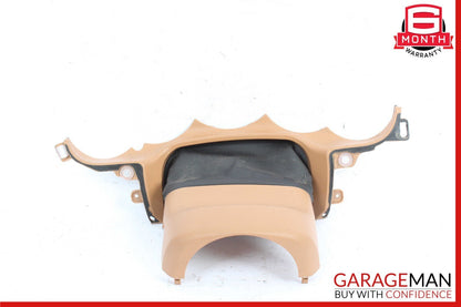 10-16 Porsche Panamera 970 Steering Column Upper Trim Panel Housing Cover Brown