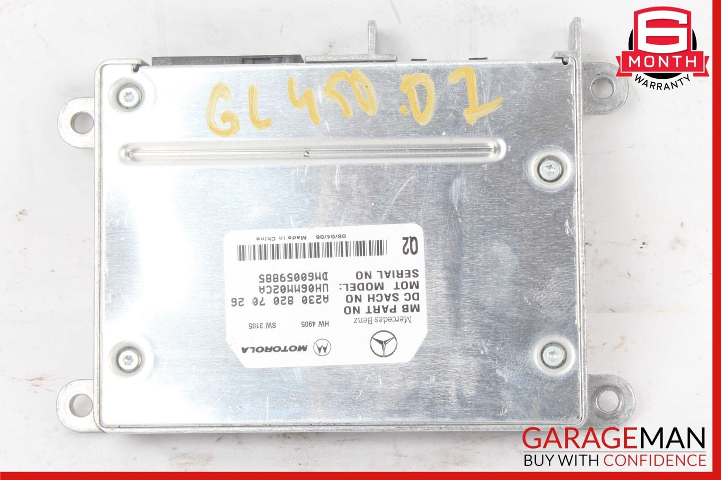 06-12 Mercedes GL450 E350 SL550 Communication Control Module Unit 2308207026