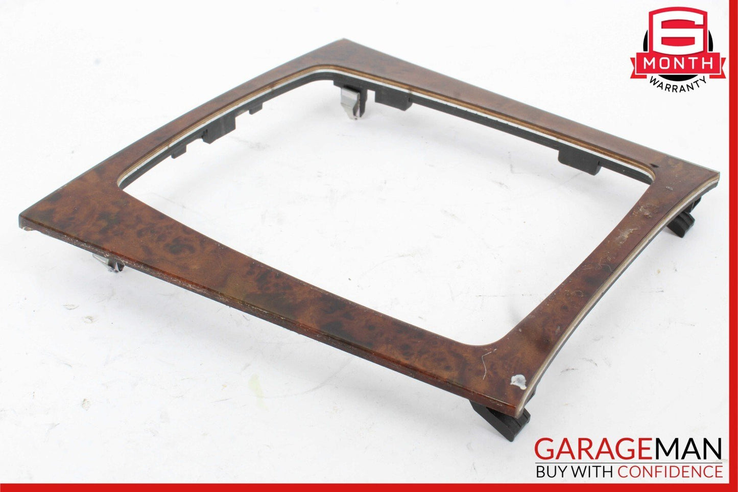 08-15 Mercedes W204 C280 C350 Center Console Gear Shift Trim Bezel Cover Wood