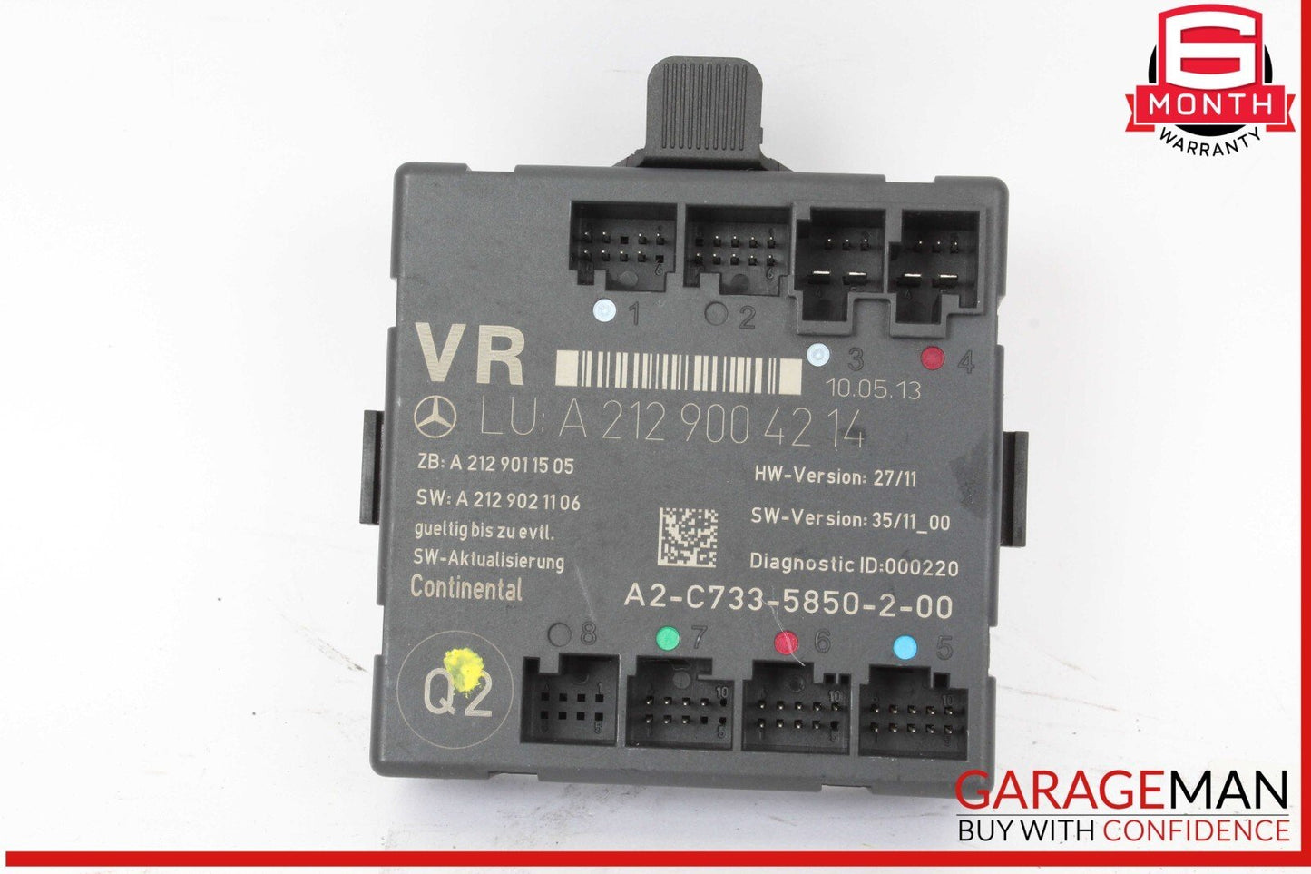 08-18 Mercedes W204 C350 E350 Front Right Side Door Control Module OEM
