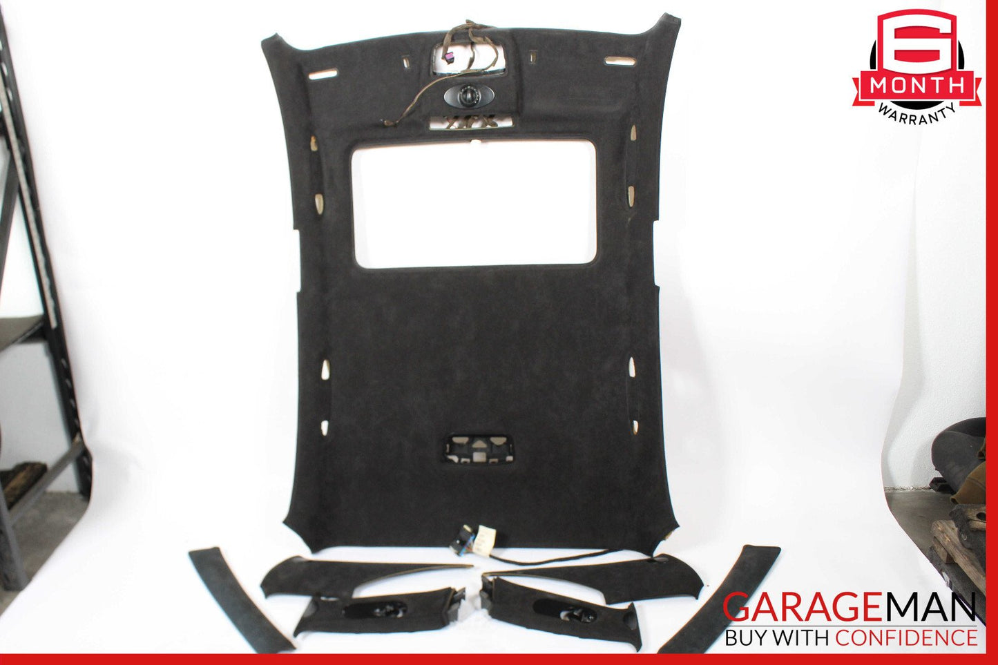 03-13 Maserati Quattroporte M139 Roof Headliner Pillar Set Trim Suede OEM