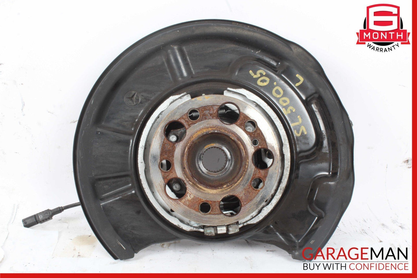 03-12 Mercedes R230 SL55 AMG Rear Left Side Wheel Spindle Knuckle Hub Bearing