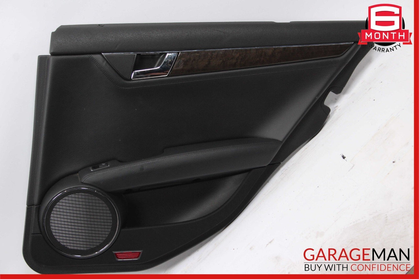 08-11 Mercedes W204 C350 Rear Right Passenger Side Interior Door Panel Black OEM