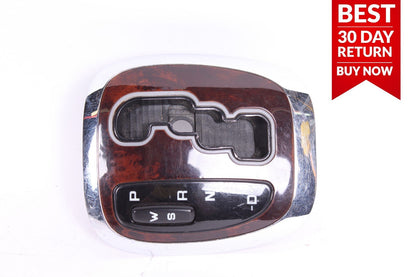 00-06 Mercedes W215 CL500 Gear Shifter Selector Trim Indicator Panel Wood A89