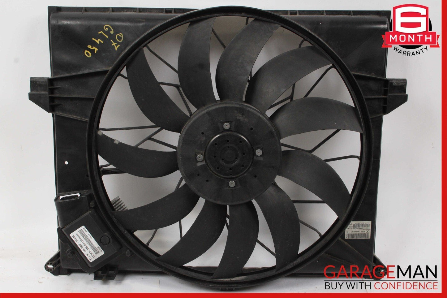 06-12 Mercedes X164 GL450 Engine Motor Radiator Cooling Fan Assembly OEM