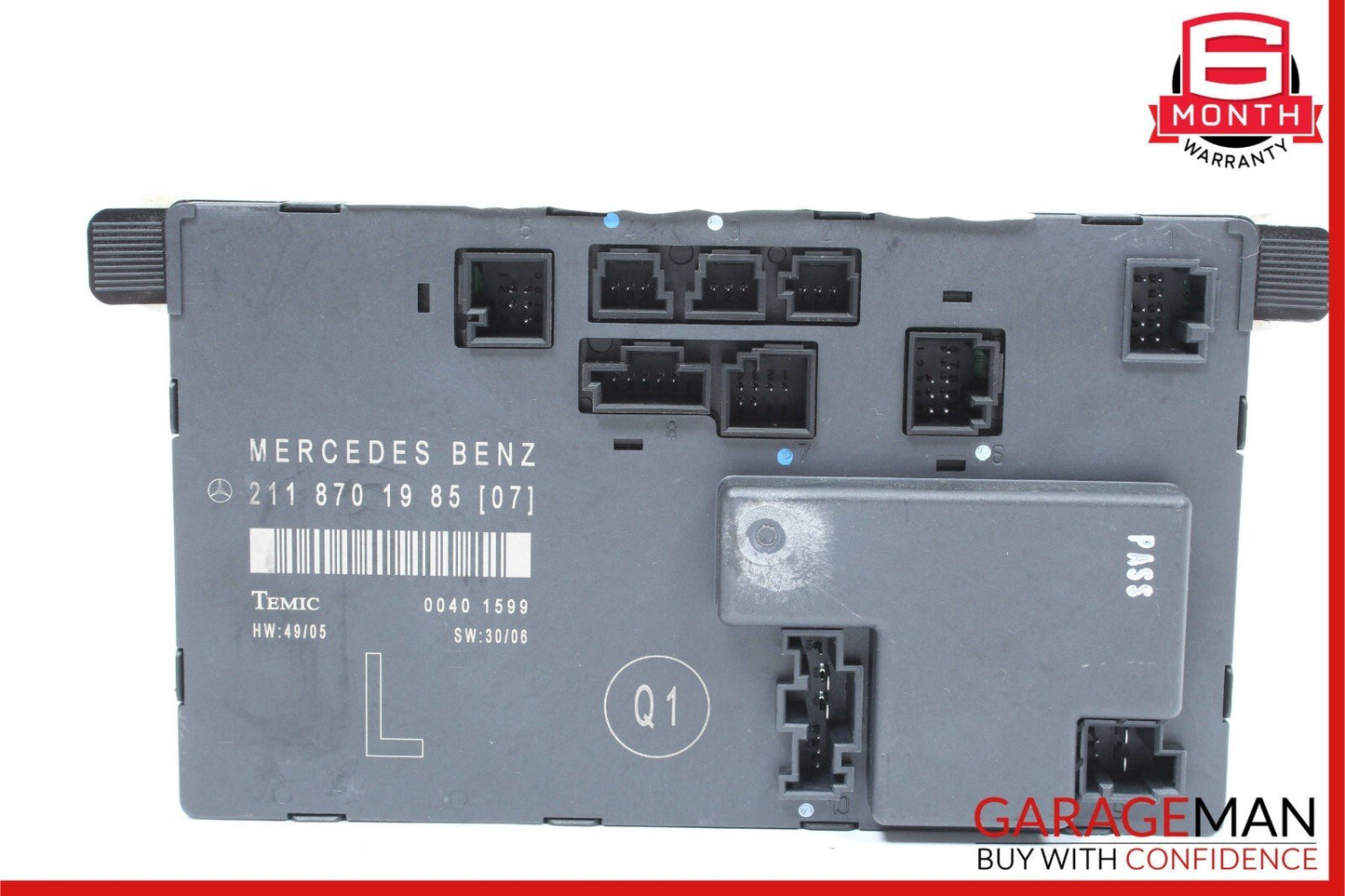 03-09 Mercedes W211 E350 E550 E320 Front Left Side Door Control Module Unit