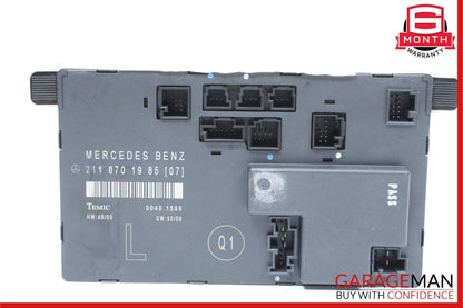 03-09 Mercedes W211 E350 E550 E320 Front Left Side Door Control Module Unit