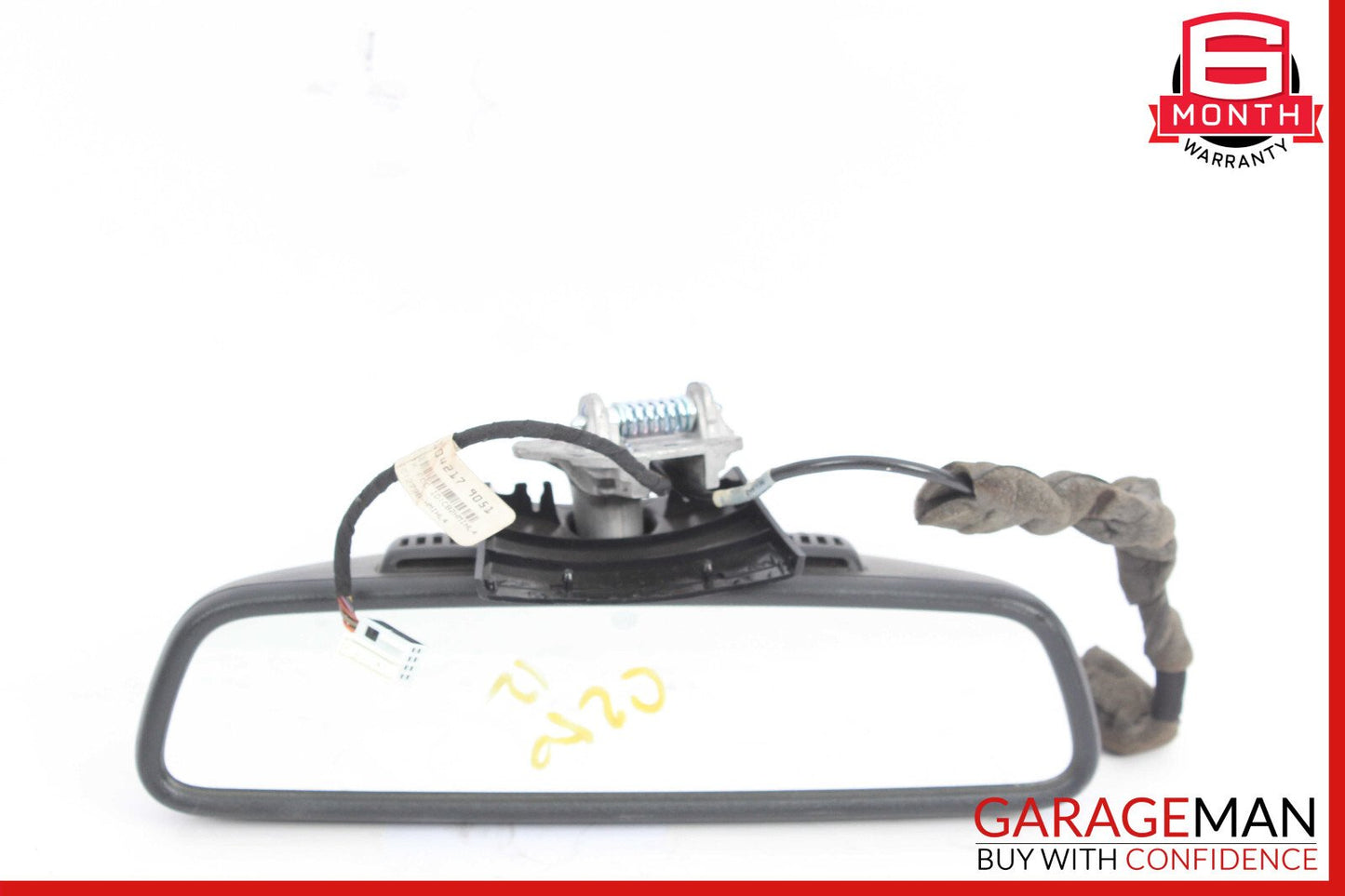 10-16 Mercedes W204 C250 E350 Top Upper Interior Rear View Mirror OEM