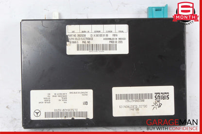 03-11 Mercedes R230 SL500 CLK350 Sirius Satellite Radio Receiver Module Unit OEM