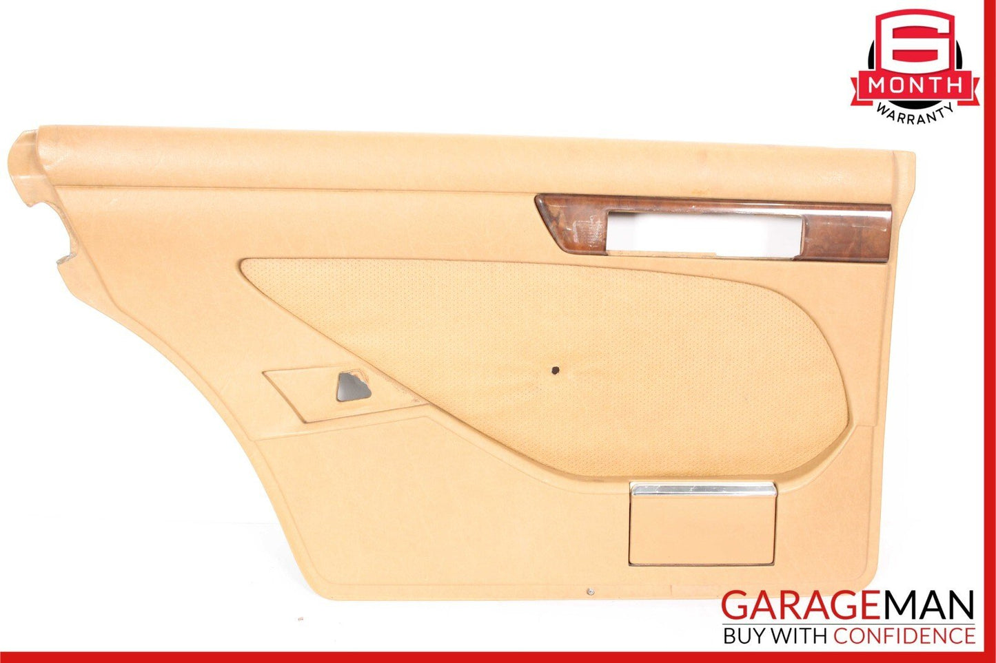 86-91 Mercedes W126 560SEL Rear Left Side Interior Door Trim Panel Cover OEM