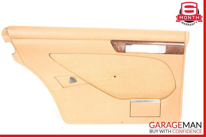 86-91 Mercedes W126 560SEL Rear Left Side Interior Door Trim Panel Cover OEM