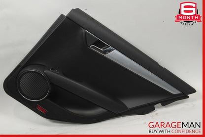 08-14 Mercedes W204 C300 Sedan Rear Right Interior Door Trim Panel Black