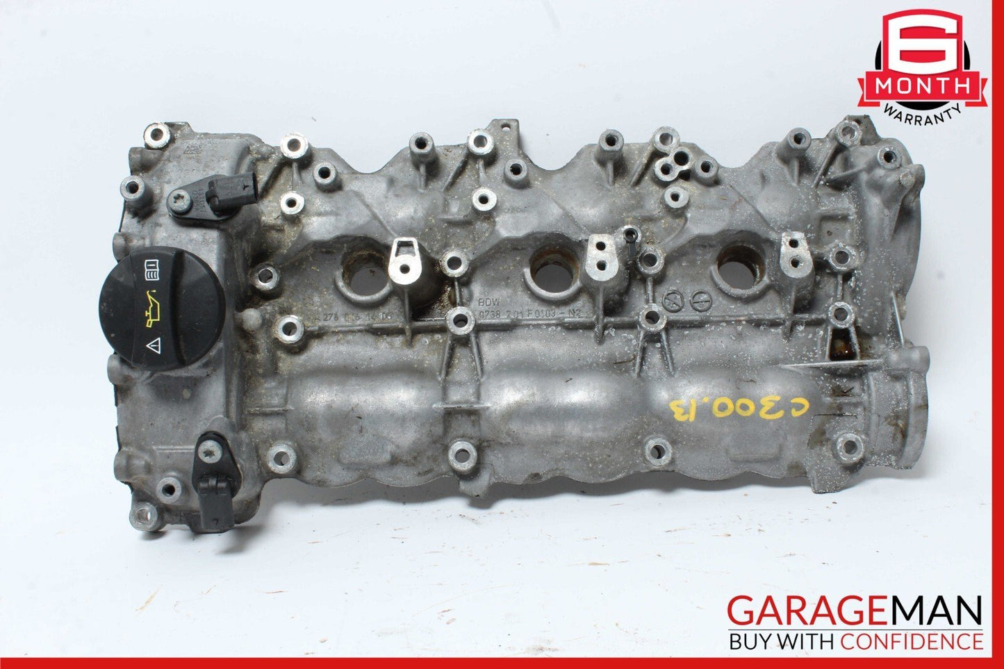 06-15 Mercedes W204 C300 CLK350 E350 Right Side Engine Cylinder Head Cover OEM