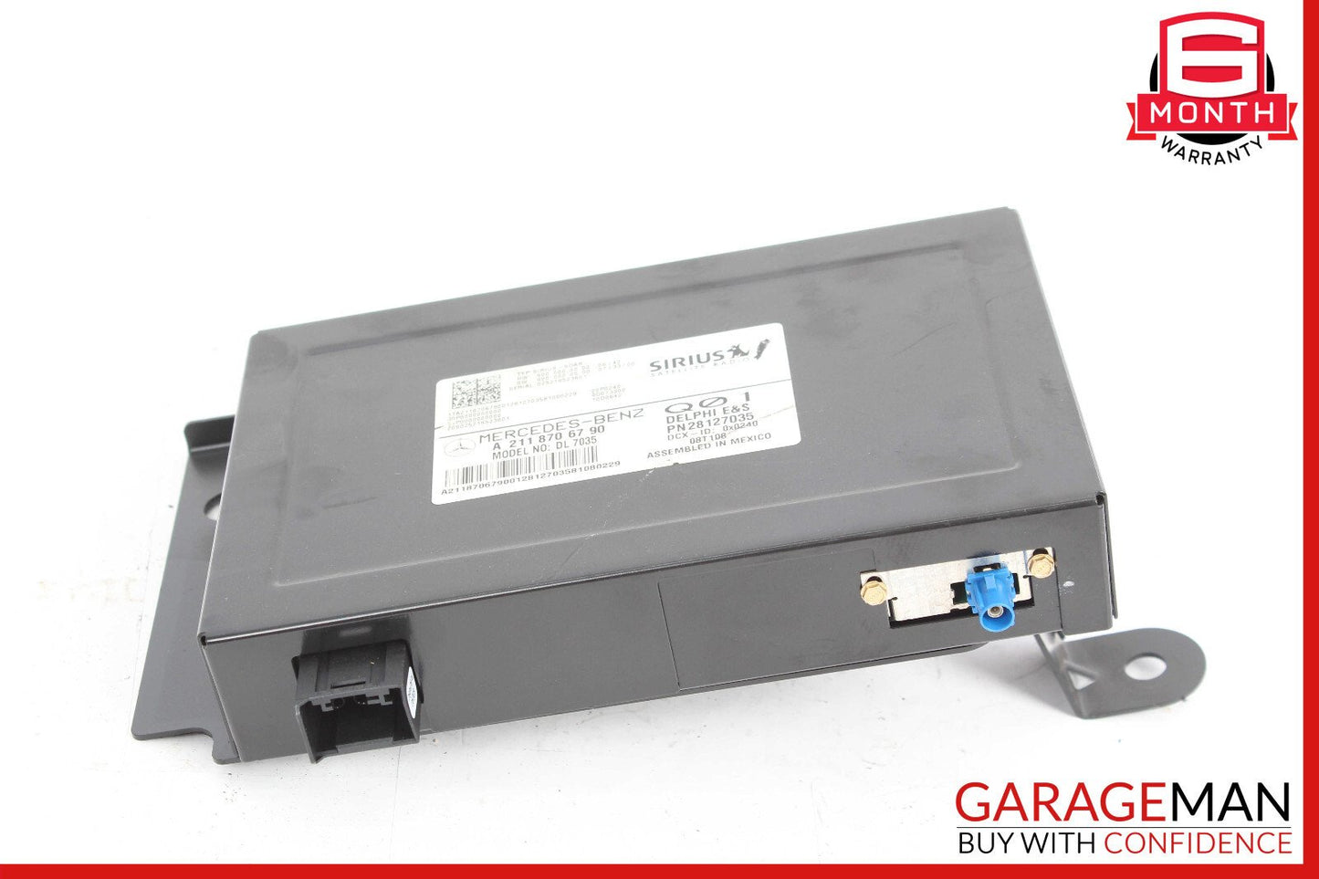 03-08 Mercedes X164 GL450 E350 ML550 Sirius Satellite Radio Receiver Module Unit