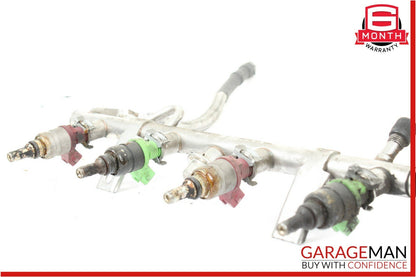 03-05 Mercedes W203 C230 1.8L Fuel Injection Rail Line w/ Injectors Assembly OEM