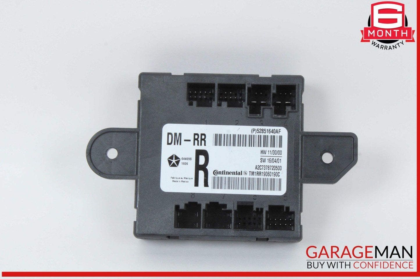 14-17 Maserati Ghibli Rear Right Passenger Side Door Control Module Unit OEM