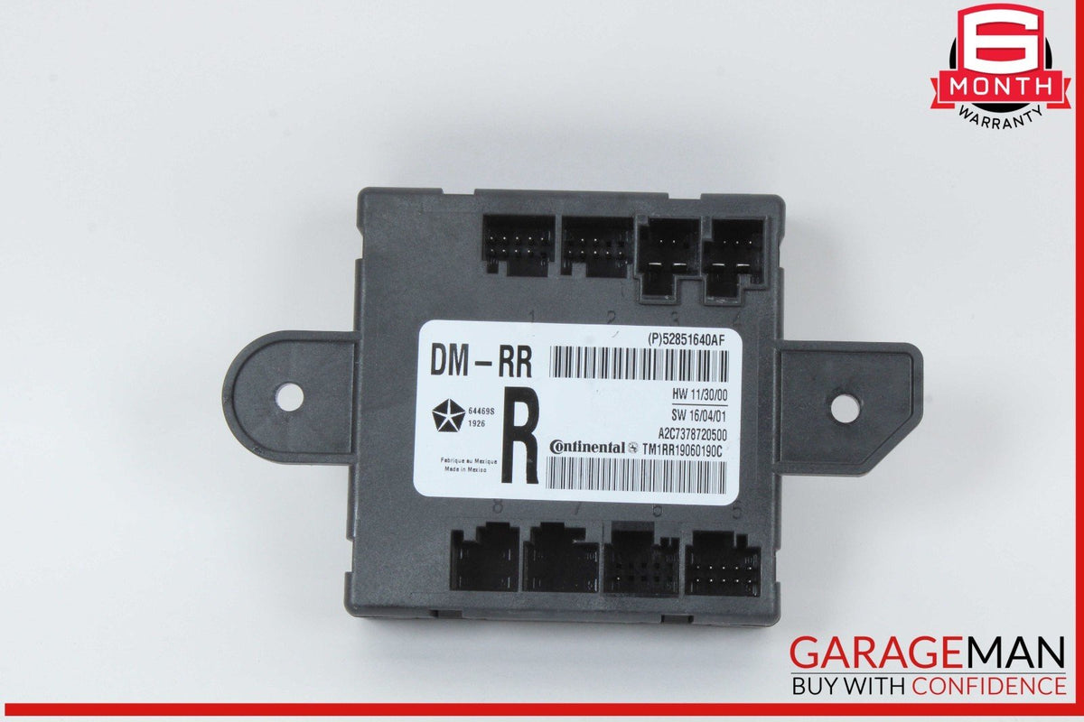 14-17 Maserati Ghibli Rear Right Passenger Side Door Control Module Unit OEM