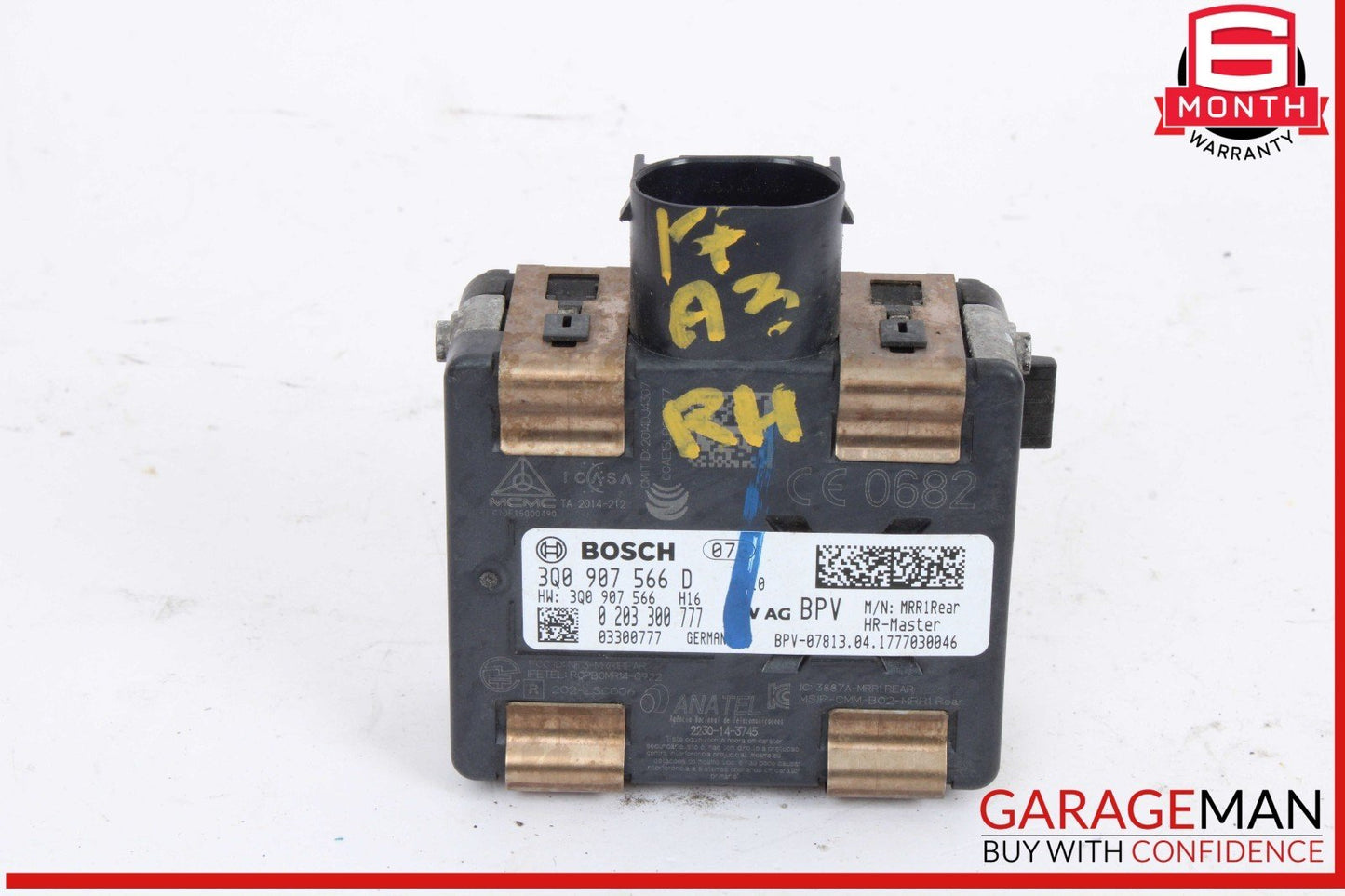 17-20 Audi A3 Rear Right Blind Spot Radar Sensor Module 3Q0907566D Genuine