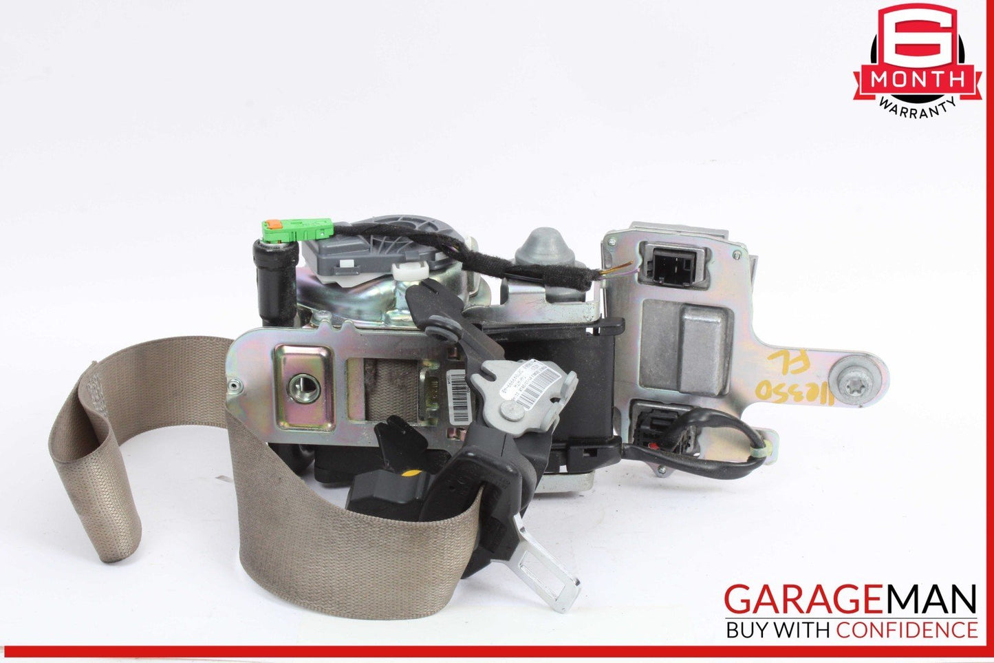 10-13 Mercedes W207 E350 E550 Coupe Front Left Side Seatbelt Seat Belt Beige