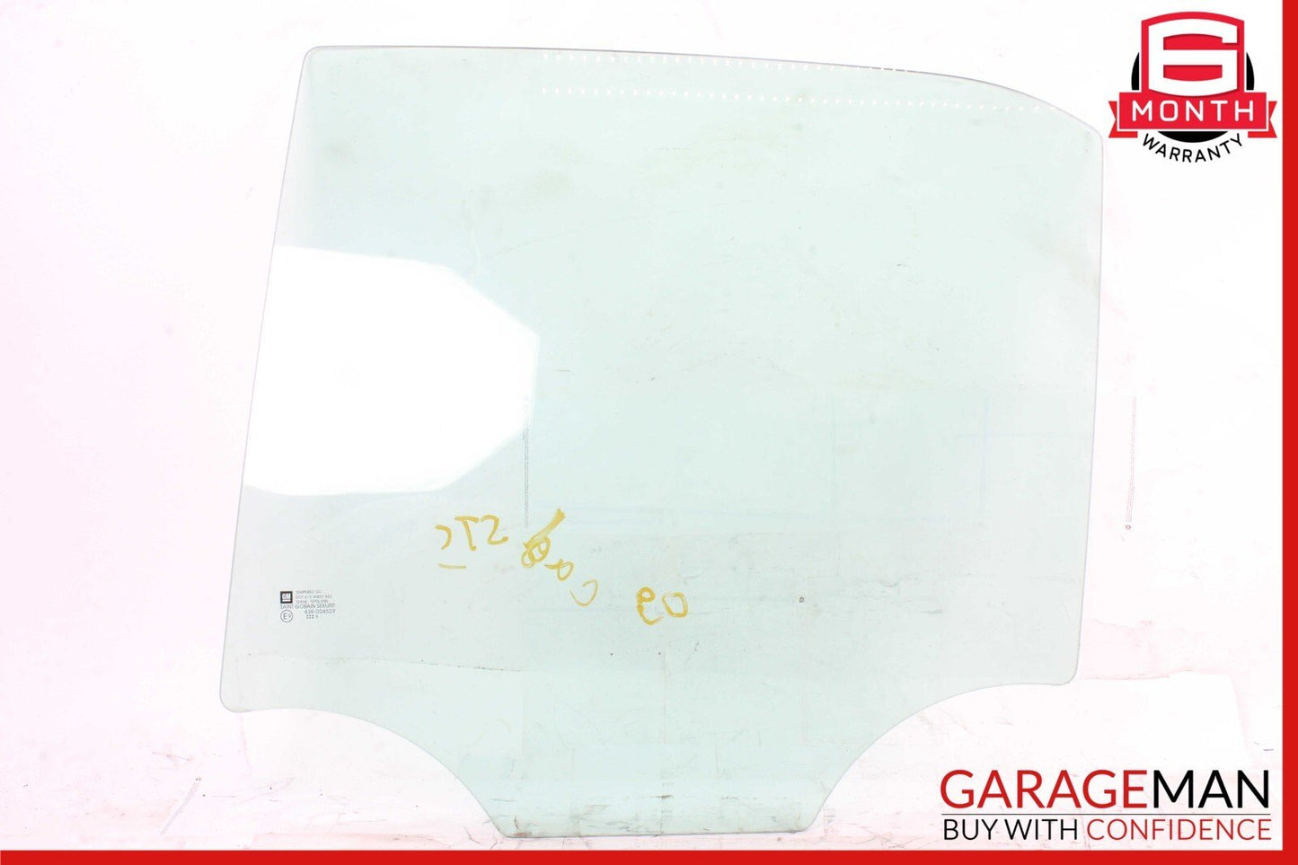 05-11 Cadillac STS Rear Left Driver Side Door Window Glass OEM