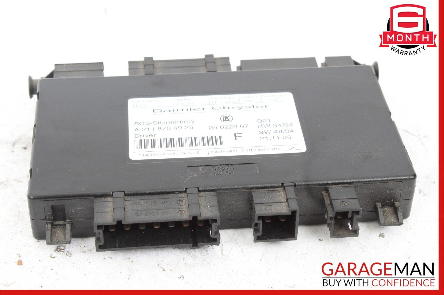 03-12 Mercedes E350 CLS550 ML500 R350 Front Left Side Seat Control Module Unit