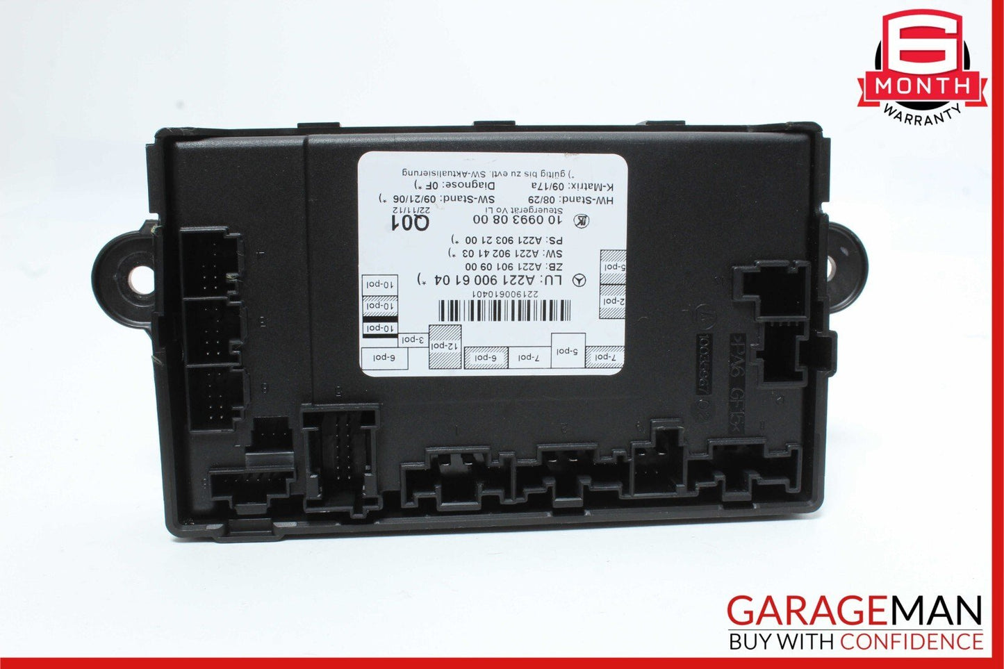 10-13 Mercedes W221 S550 S500 S63 AMG Front Left Side Door Control Module Unit