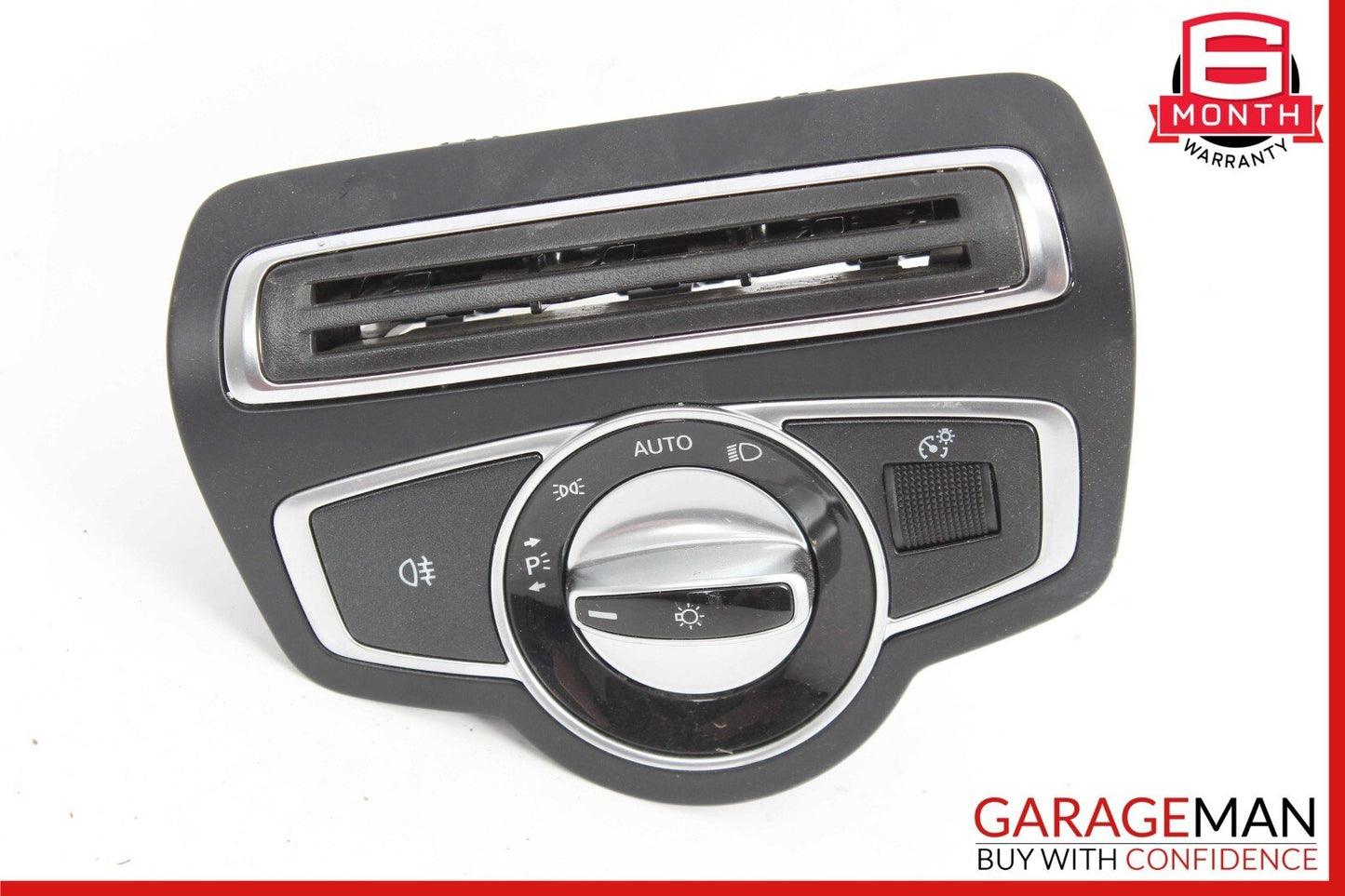 15-20 Mercedes W205 C300 Head Light Headlight Control Switch Trim Assy Black
