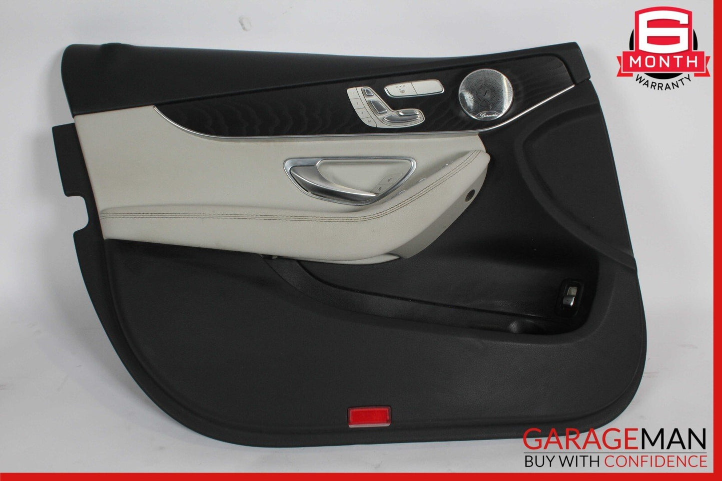 15-16 Mercedes W205 C350e C300 Front Left Interior Door Panel Trim Assy Grey