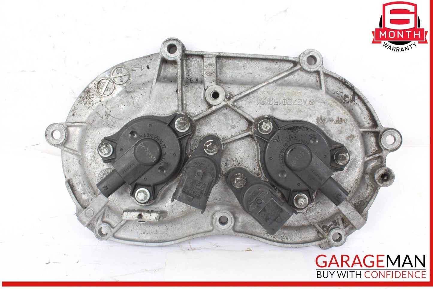 05-13 Mercedes W203 C230 Sport Front Right Engine Timing Chain Cover Plate OEM