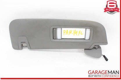 10-16 Porsche Panamera 970 E-Hybrid Front Left Driver Side Sun Visor Gray OEM