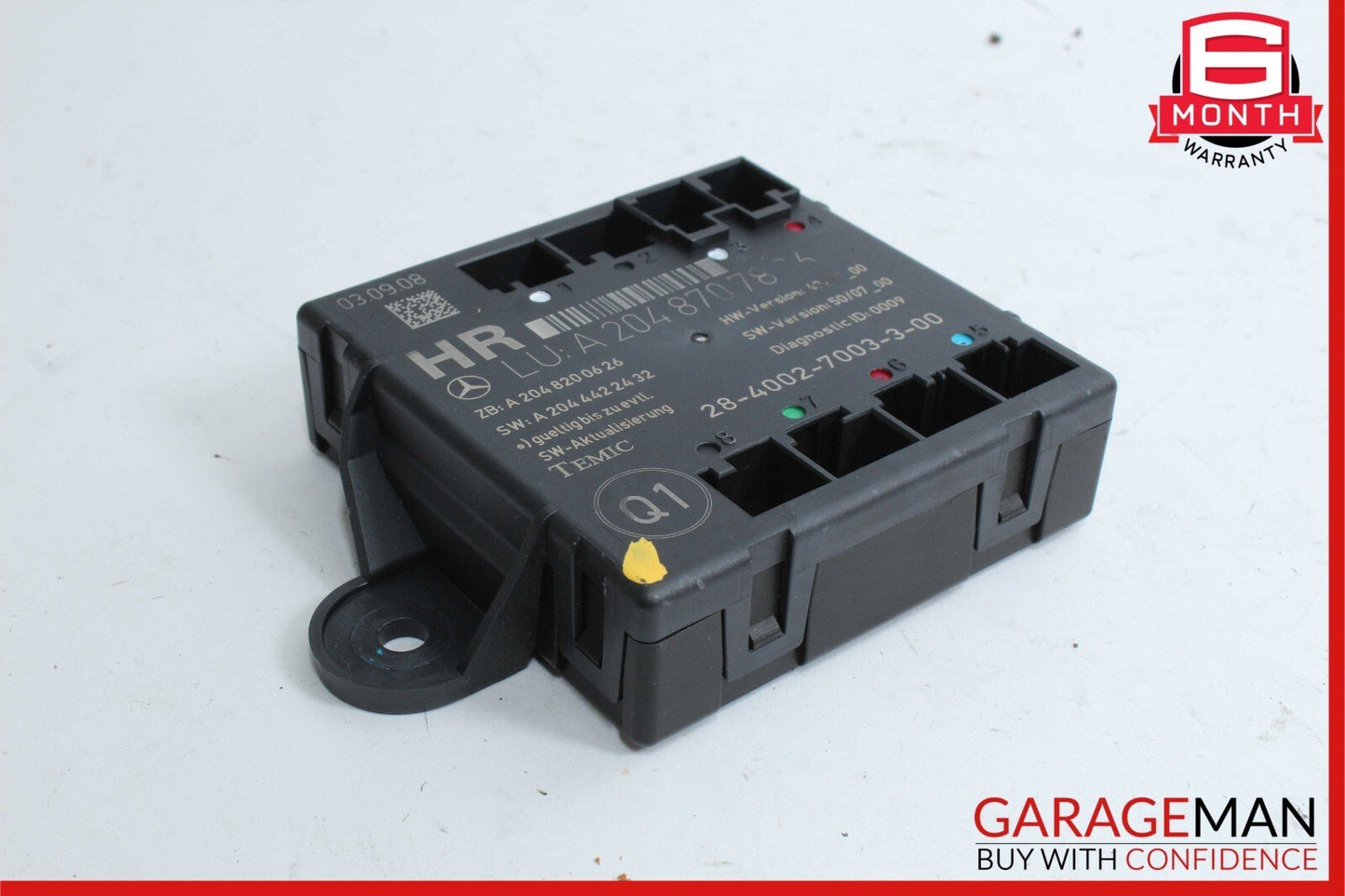 08-18 Mercedes W204 C300 C350 CLS500 Rear Right Side Door Control Module Unit