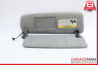 03-10 Porsche Cayenne 955 957 Front Right Side Sunvisor Sun Visor Shade Gray