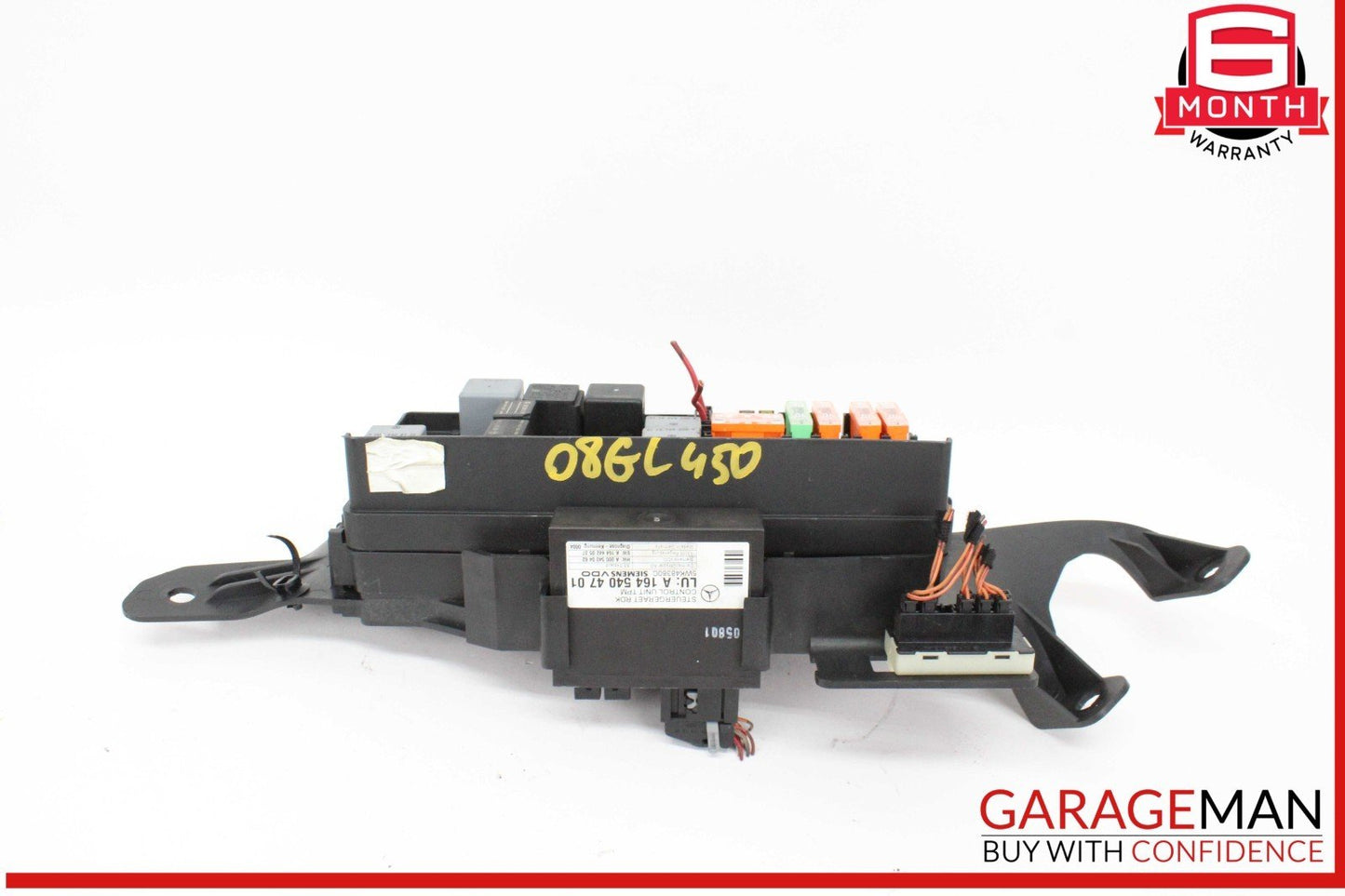 06-13 Mercedes X164 GL450 4MATIC Rear SAM Fuse Relay Box w/ TPMS Control Module