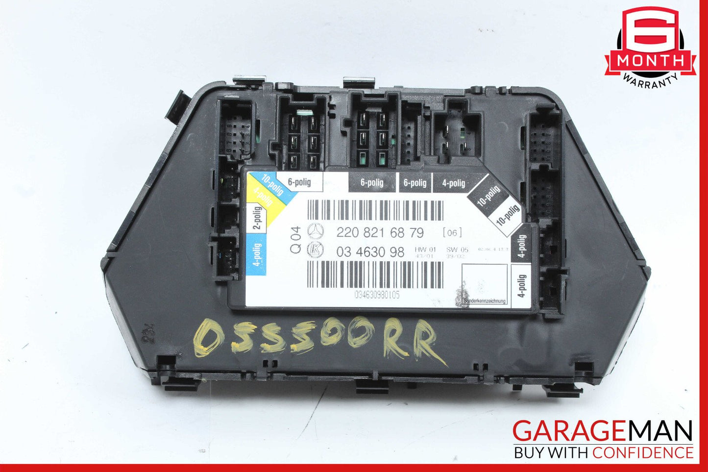 00-06 Mercedes W220 S430 S500 Rear Right Side Seat Door Control Module OEM