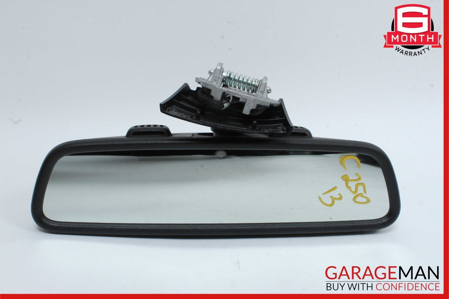 08-14 Mercedes W204 C250 C350 Front Top Upper Rear View Mirror Assembly Black