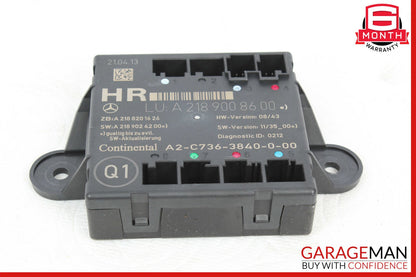 08-18 Mercedes E350 CLS550 CLS400 C300 Rear Right Side Door Control Module Unit