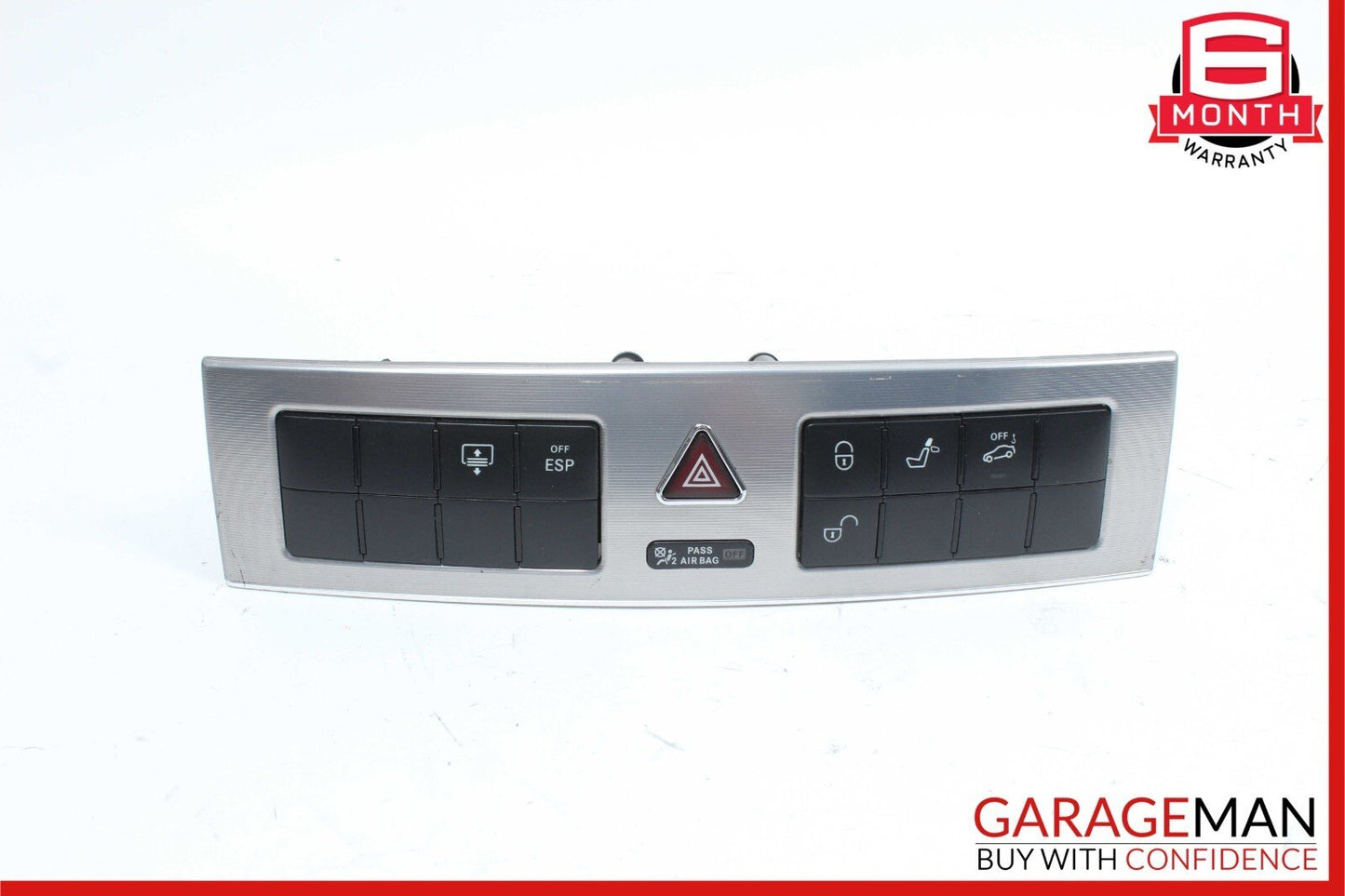 05-07 Mercedes W203 C230 Kompressor Hazard Light Door Lock Control Panel OEM