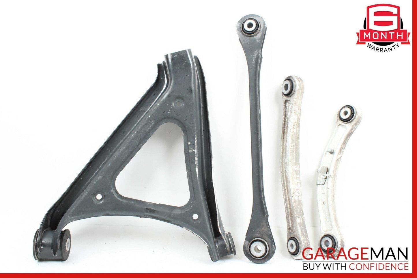 11-17 Porsche Cayenne 958 Rear Left Suspension Wishbone Upper Lower Control Arm