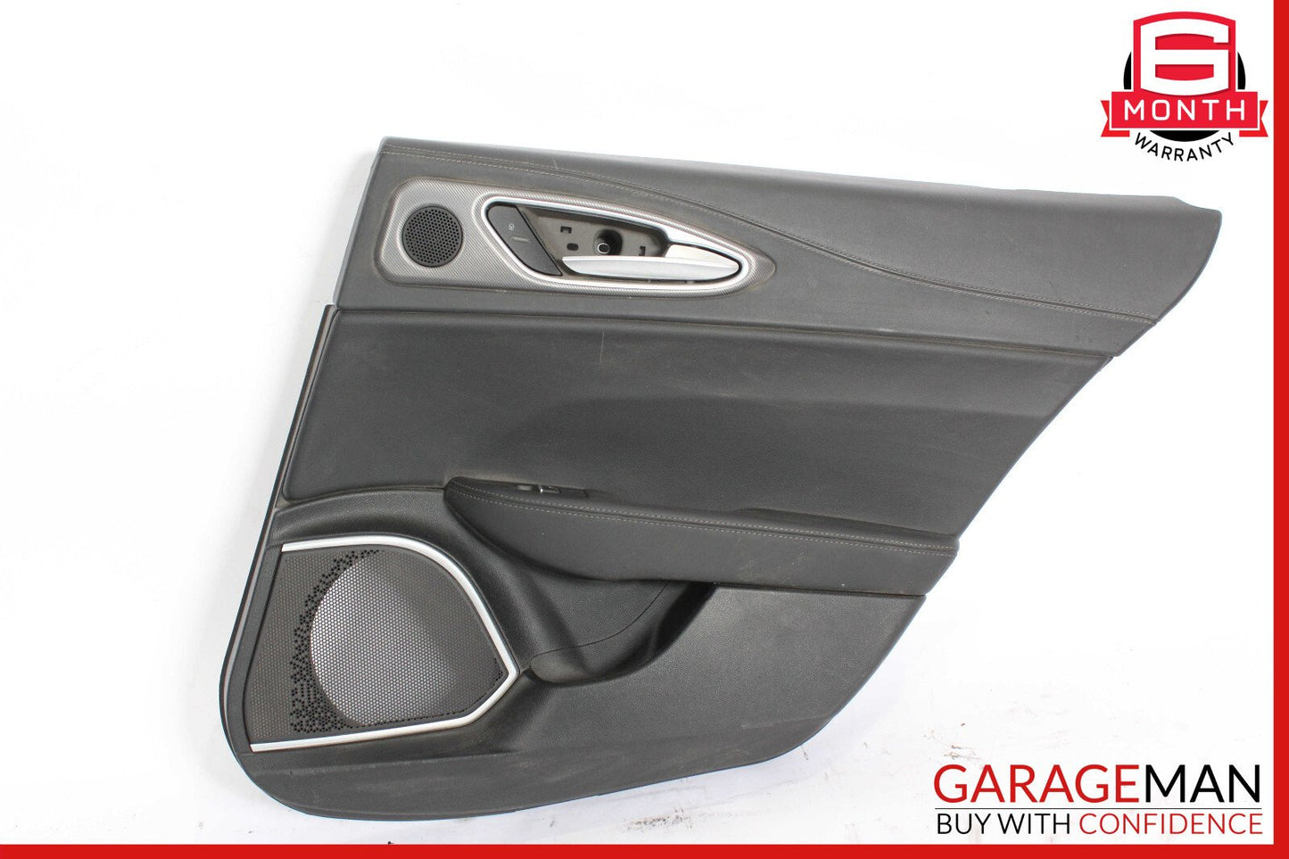17-19 Alfa Romeo Giulia Rear Right Side Interior Door Panel Cover Trim Assembly