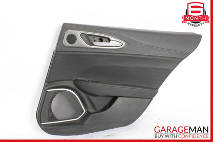17-19 Alfa Romeo Giulia Rear Right Side Interior Door Panel Cover Trim Assembly