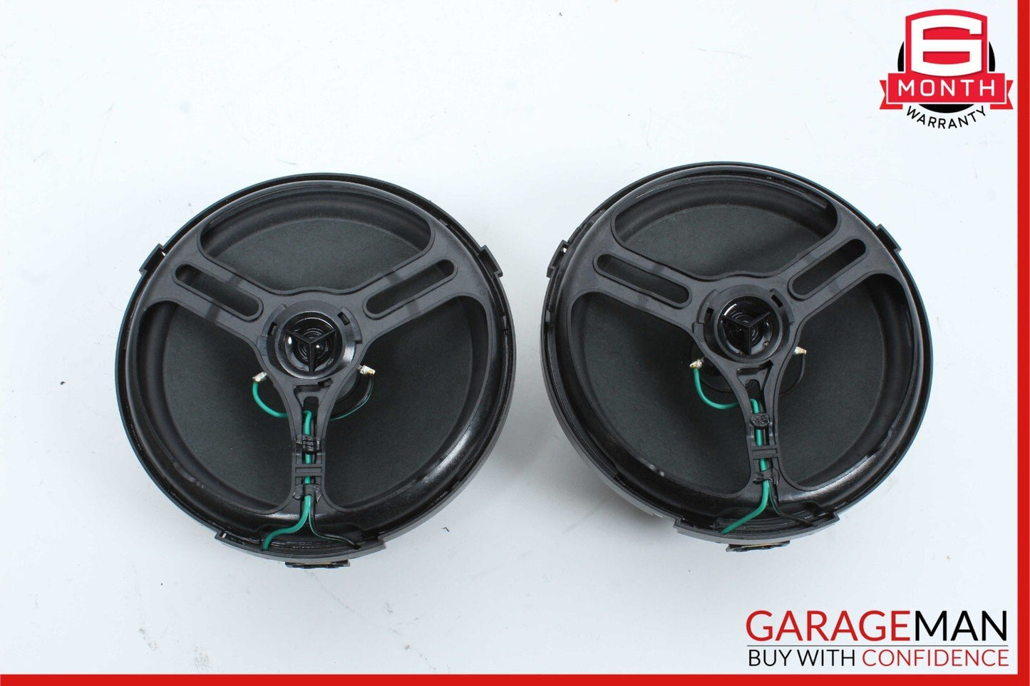 08-15 Mercedes W204 C300 Rear Right & Left Door Sound Speakers Set of 2 OEM