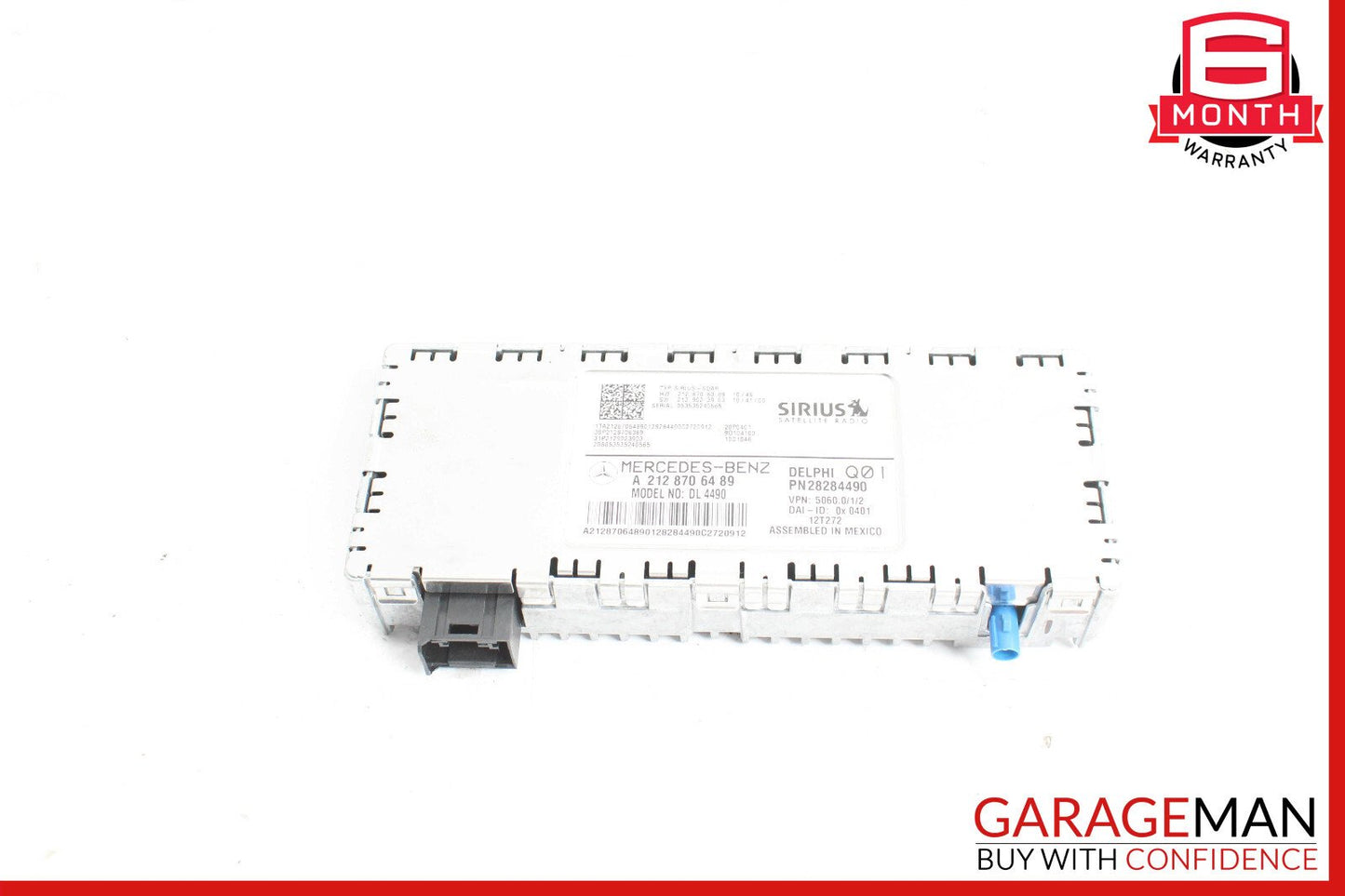 12-14 Mercedes W204 C250 CLS500 Sirius Satellite Radio Receiver Control Module