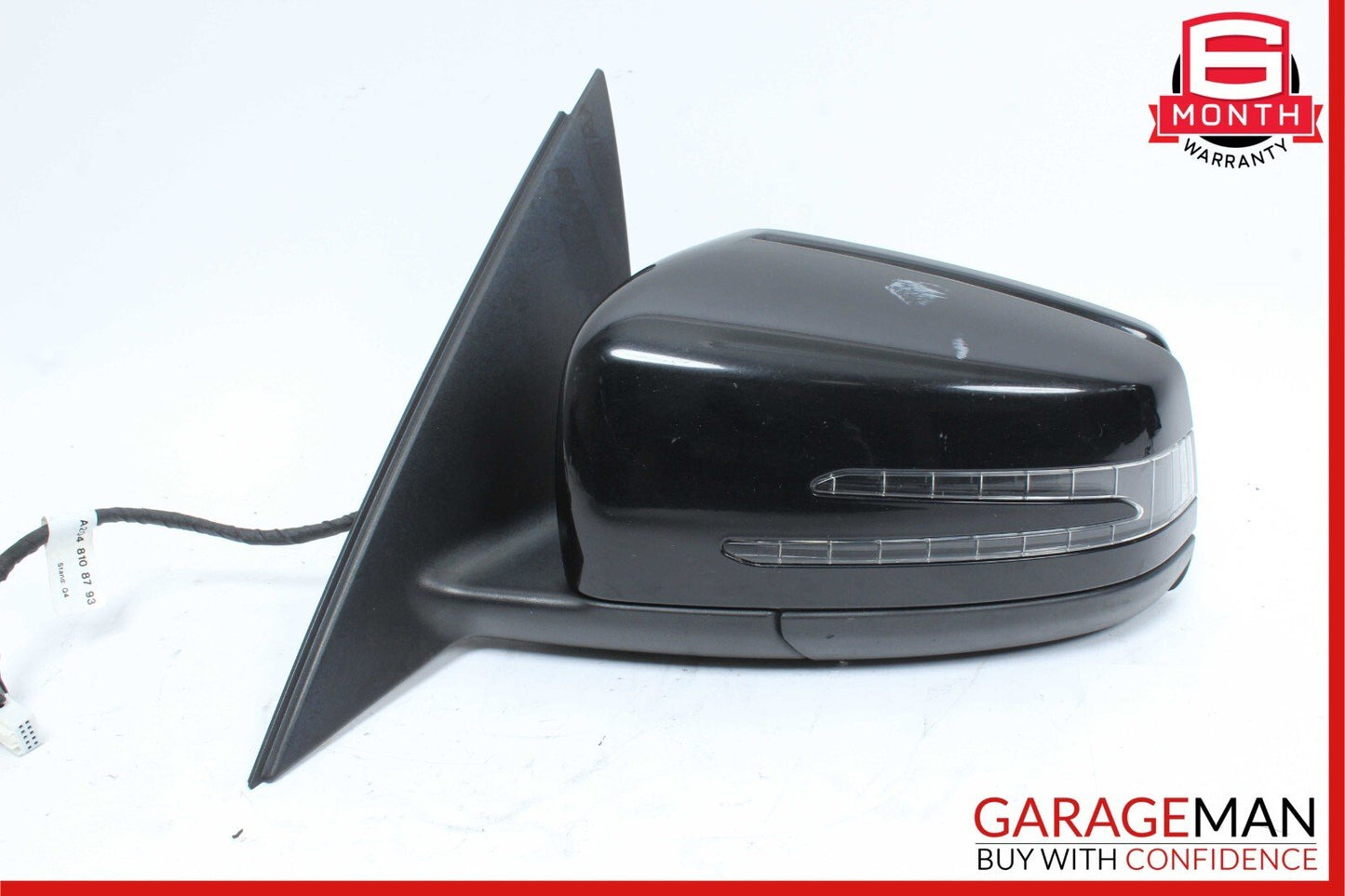 12-14 Mercedes W204 C250 C350 Front Left Side Mirror Rear View Door Black