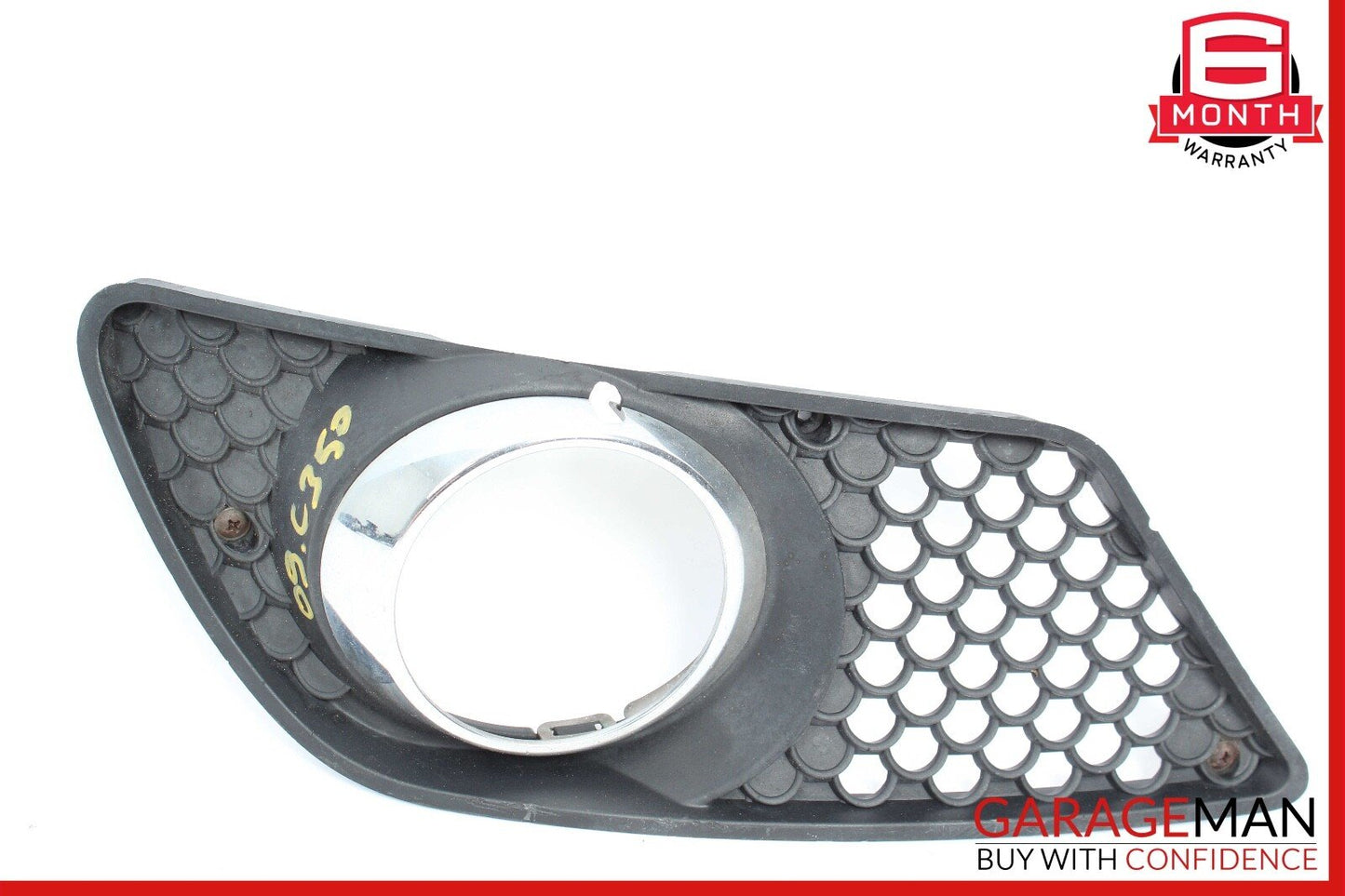 08-11 Mercedes W204 C300 AMG Sport Bumper Left Fog Light Grille Grill OEM