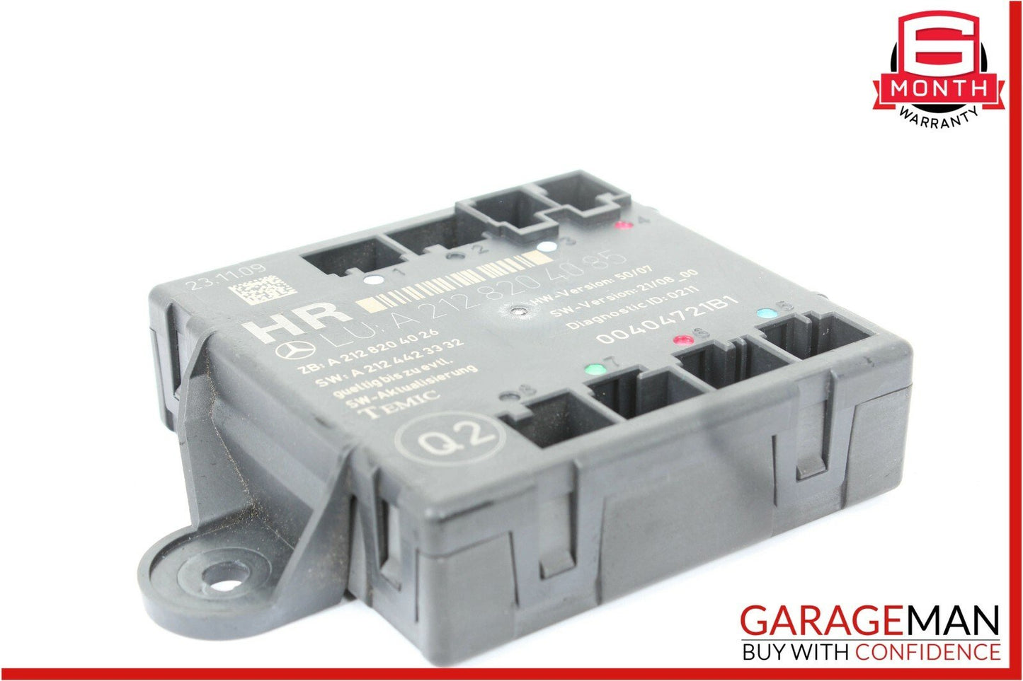 08-15 Mercedes W204 C300 C350 Sedan Rear Right Side Door Control Module OEM
