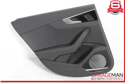 17-24 Audi A4 Rear Left Driver Side Interior Door Panel Trim OEM