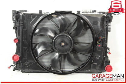 12-15 Mercedes R172 SLK250 Radiator Cooling Fan Motor AC Condenser Assy OEM