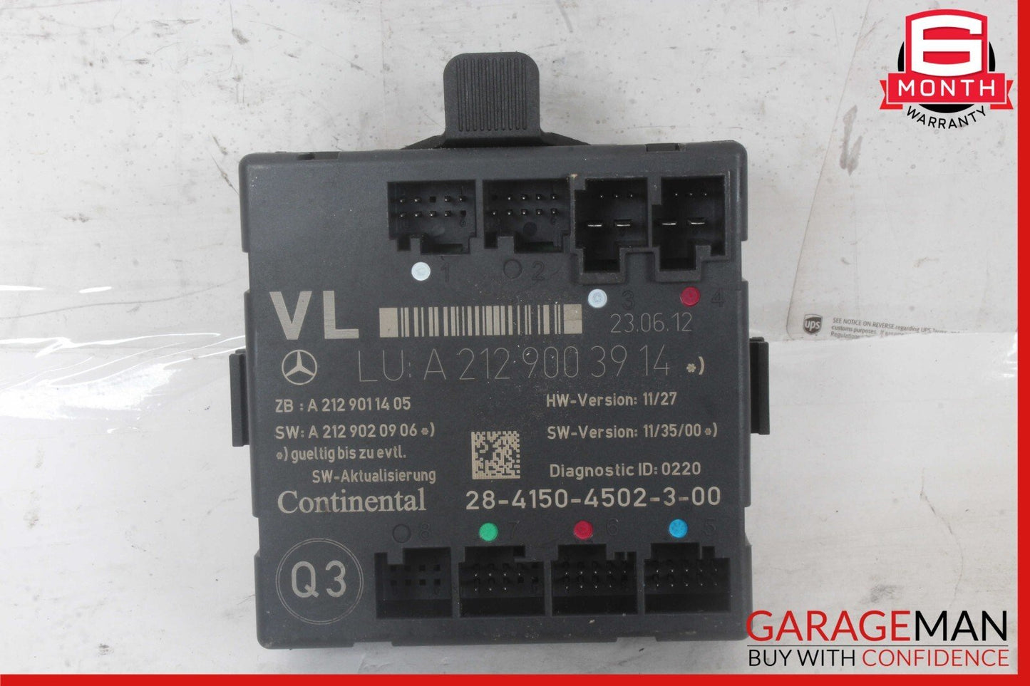 08-18 Mercedes W204 C250 C300 CLS550 Front Left Side Door Control Module OEM