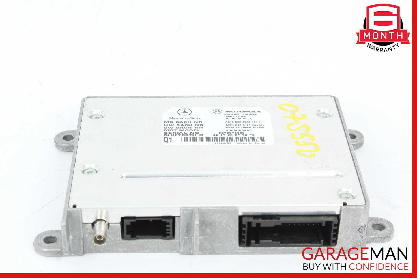 07-10 Mercedes W221 S550 CL550 CL600 Bluetooth Communication Module OEM